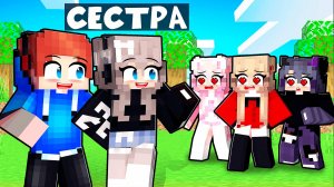 МОИ ФАНАТКИ УВИДЕЛИ МОЮ СЕСТРУ в Minecraft! 😳