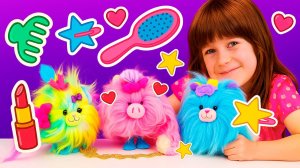 Готовим Сахарка к параду красоты! Бьянка проходит модный челлендж с Cotton Candy Kins