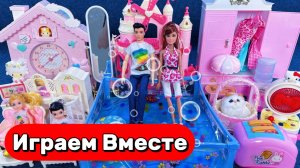 АСМР КУКЛЫ И КУКОЛЬНЫЙ ДОМИК ИЗ МУЛЬТИКА БАРБИ ДЛЯ ДЕВОЧЕК 🌸 ИГРУШКИ МУЛЬТИКИ ДЕТЯМ 🌸