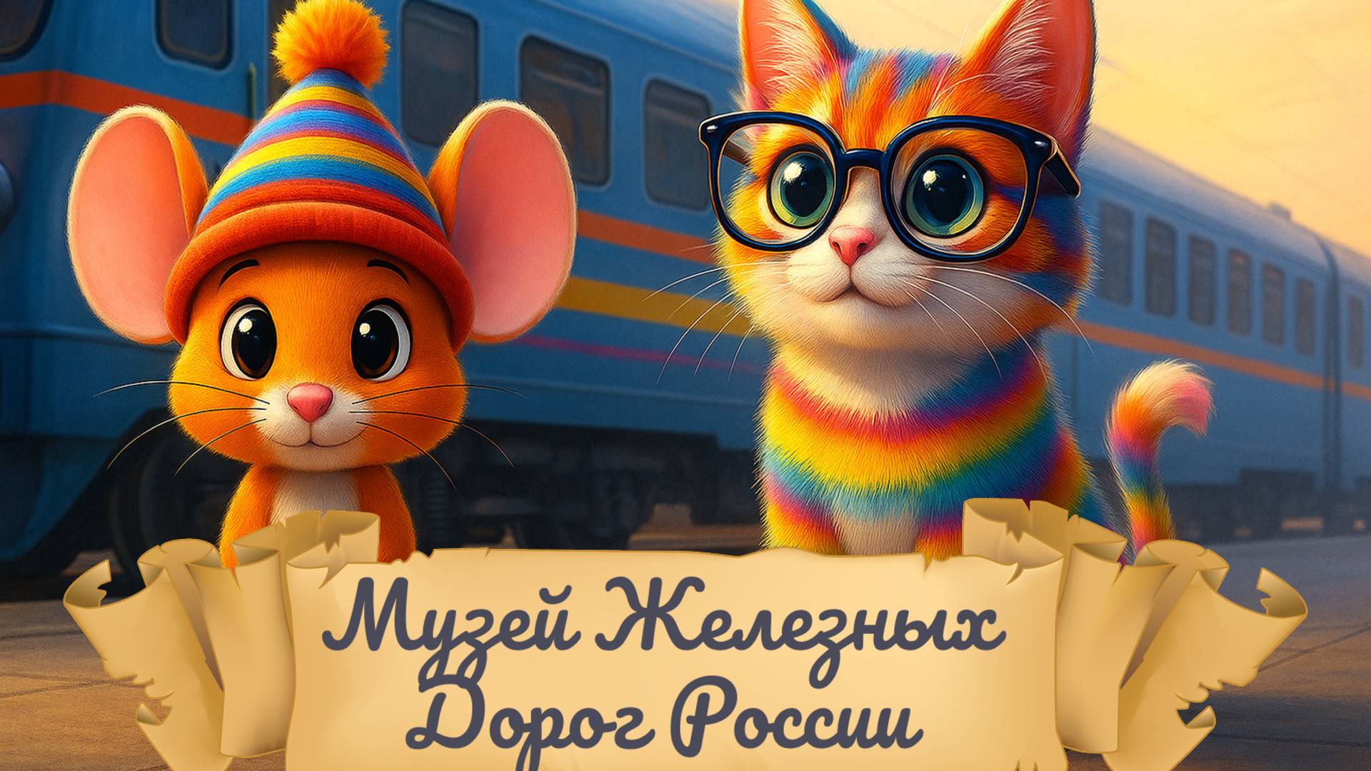 Видеопрогулка по музею Российских железных дорог смотреть онлайн