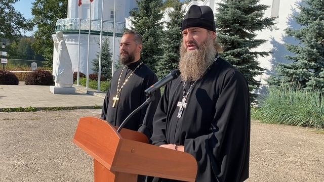 Приветственное слово участникам делегации игумена Гавриила (Рожнова) смотреть онлайн