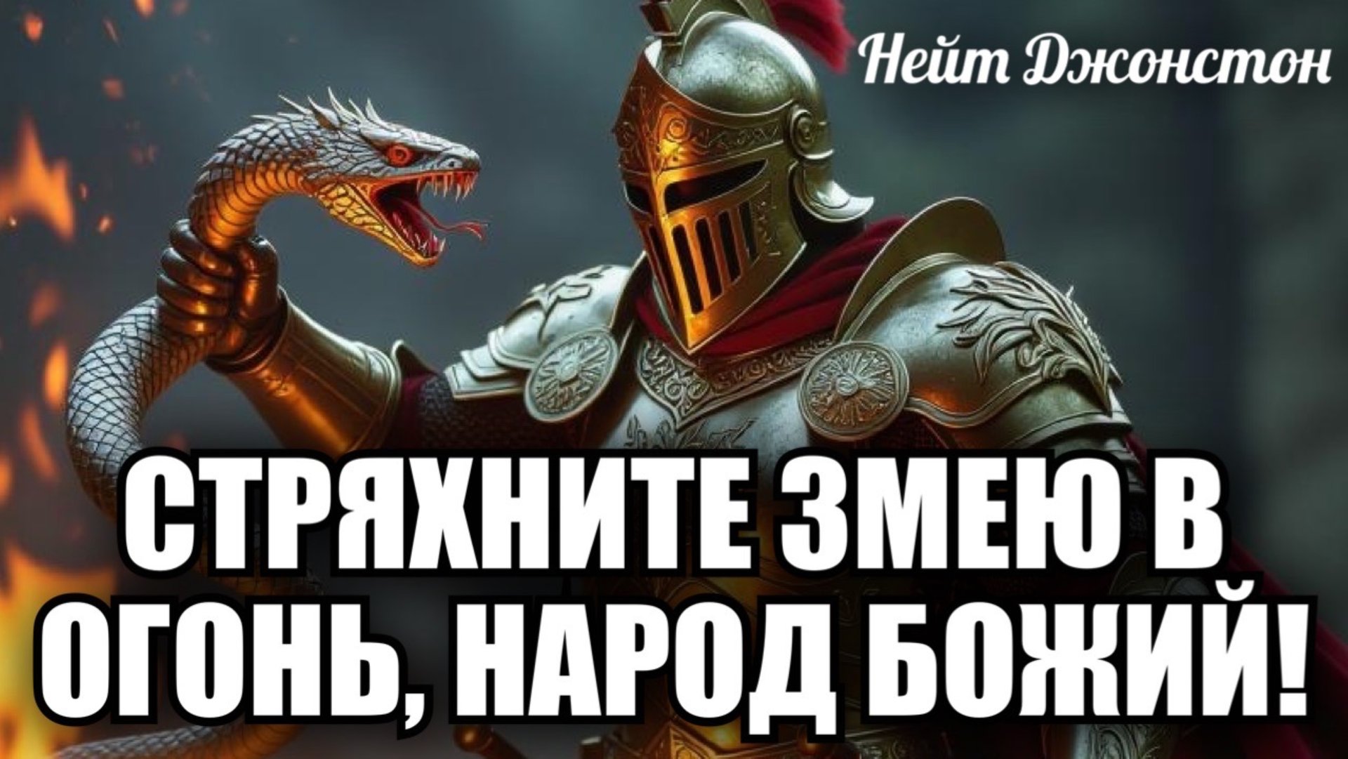 СТРЯХНИТЕ ЗМЕЮ В ОГОНЬ, НАРОД БОЖИЙ. Пророческое слово. Нейт Джонстон смотреть онлайн