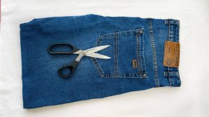 Пригодились старые джинсы. Шьем бокс для удобного хранения