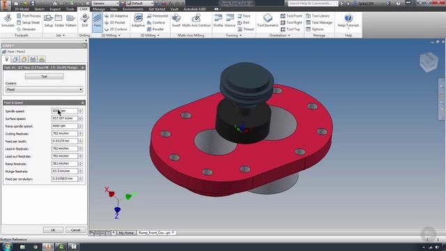 20 - Diving into 2D Milling Head-first - Part 1 - Tool Library & Face Tool Path смотреть онлайн