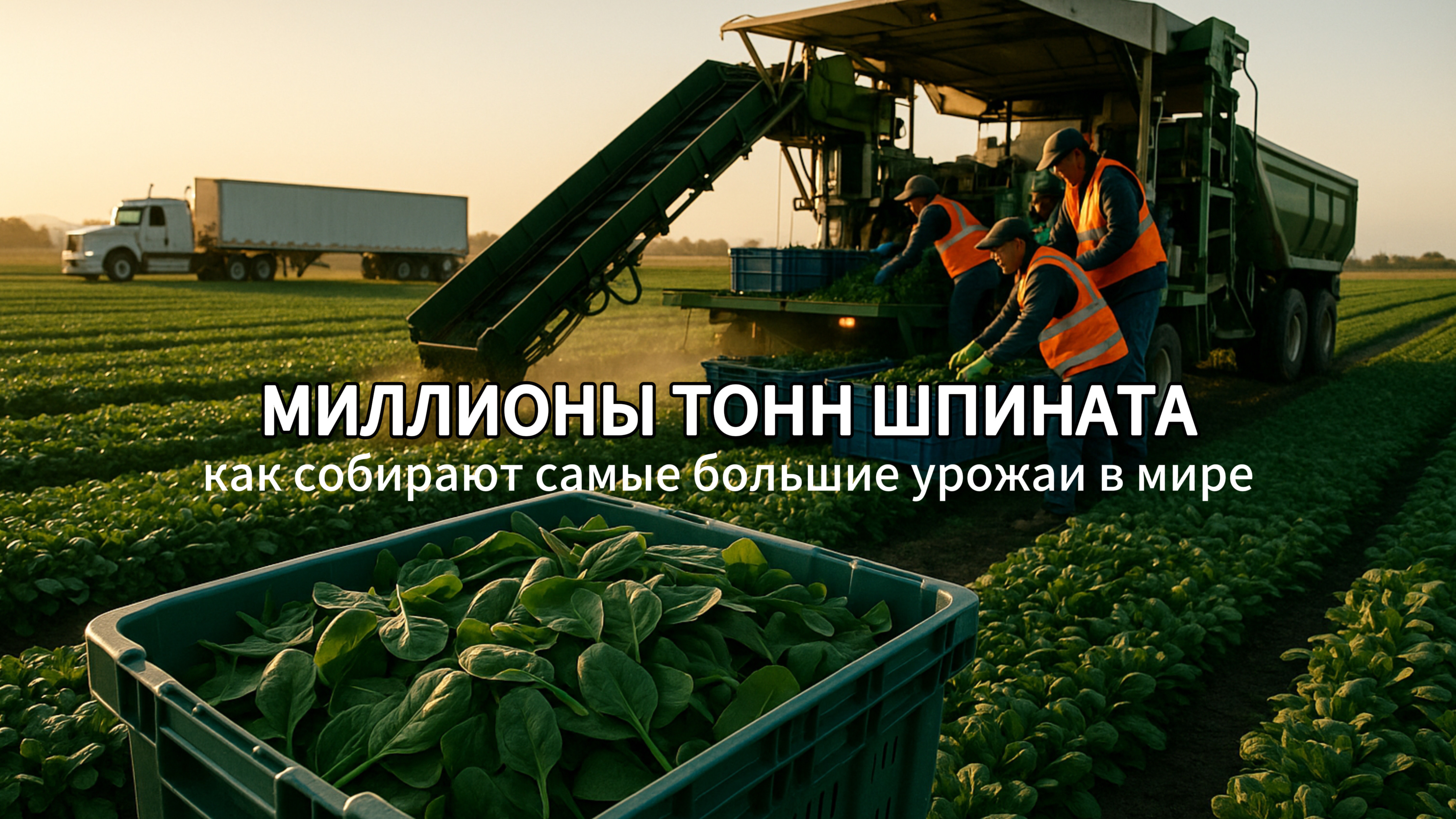 Как американские фермеры собирают почти миллиард фунтов шпината смотреть онлайн