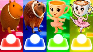 БУРБАЛОНИ ЛУЛИЛОЛИ 🆚 БУРБАЛОНИ ЛУЛИЛОЛИ 🆚 БАЛЕРИНА КАПУЧИНО 🆚 БАЛЕРИНА КАПУЧИНО | Tiles Hop №197