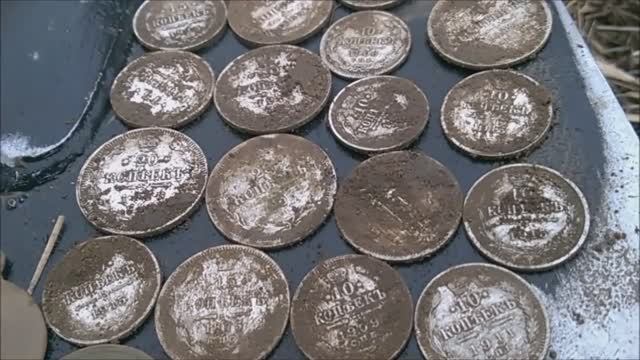 АРХИВ. Весенний коп 2017. Распашка клада серебра! смотреть онлайн