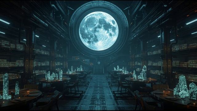 Memory Factory Moon 💎2-Hour Cyber-Industrial Ambience ｜ Emotional Mining ｜ Crystallized War Memorie