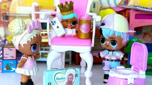 НЕ ХОЧУ В САДИК😜 ЦАРЕВНА👑 ПЛАЧЕТ💦 Куклы ЛОЛ СЮРПРИЗ СМЕШНЫЕ МУЛЬТИКИ ДАРИНЕЛКА