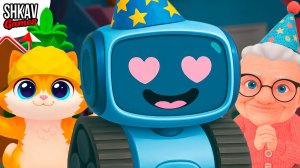 КОТ устроил ЛУЧШИЙ ДЕНЬ РОЖДЕНИЯ для КОЗМО! Доволен ли робот? I Am Cat VR / часть 47 /