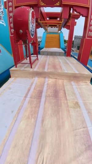 Yes！successfully completed the water ninja#stunt #extremesports #parkour #funny #pov #waterpark