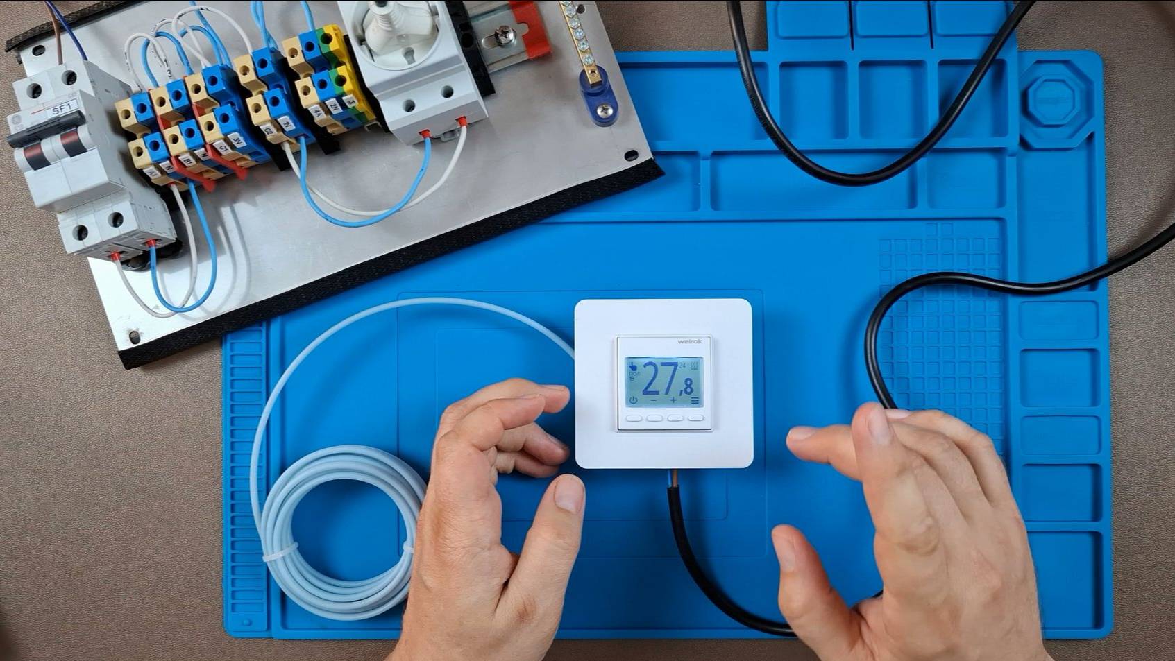 Обзор терморегулятора для теплого пола Welrok PRO смотреть онлайн