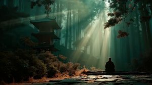 Дзен медитация в лесу Японская эмбиент-музыка и флейта сякухати для спокойного сна