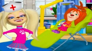 Барбоскины Врач Дантист|Лиза начинающий Стоматолог Практикуется на своей семье лечить зубы