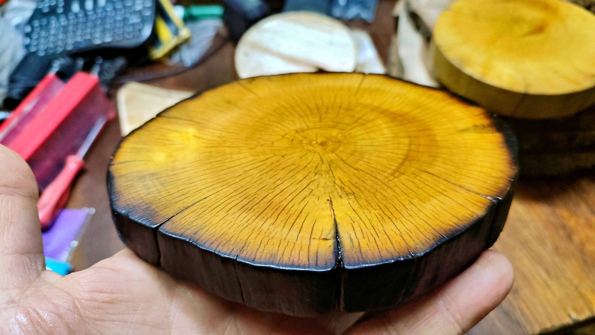 Подставки из самшита и камфорного лавра. смотреть онлайн