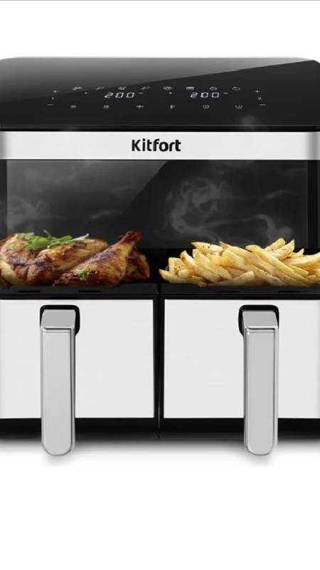 Какой аэрогриль выбрать? Обзор Kitfort KT-8110 смотреть онлайн