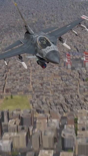 Самолёт F-16C Viper. смотреть онлайн