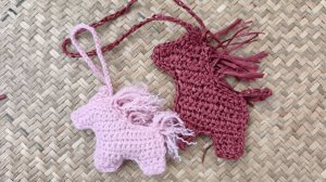 💚БРЕЛОК ЛОШАДКА КРЮЧКОМ 🐎💚