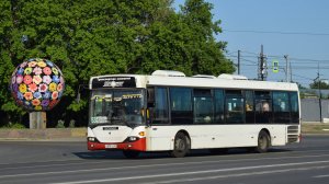 Автобус Scania OmniLink CL94UB (В 879 СТ 22). Покатушки по Барнаулу. / Scania OmniLink bus ride.