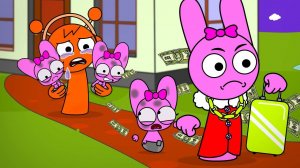 РОЖДЕНИЕ ПИНКИ 👶🩷 МОЯ МАМА ПИНКИ И ПАПА ОРЕН РАССТАЛИСЬ 💔 Анимационная игра Sprunki Incredibox