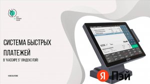 Система быстрых платежей Яндекс Пэй в Кассире 5