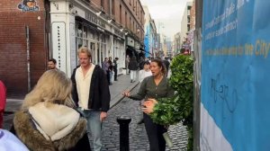 Crazy she started falling down Bushman Prank