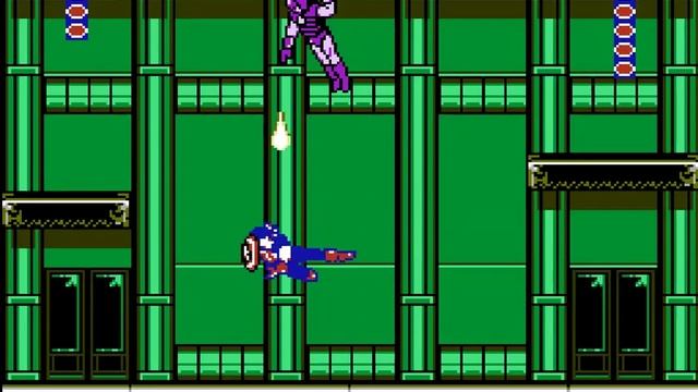 Капитан Америка №1 NES смотреть онлайн