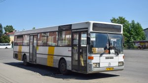 Автобус Mercedes-Benz O405 (АН 960 22). Покатушки по Барнаулу. / Ride on the Mercedes-Benz O405 bus
