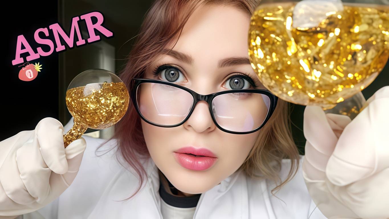 АСМР ЭЛИТНЫЙ МАССАЖ ЛИЦА ДВУМЯ ШАРАМИ С ЗОЛОТОМ 👐👑 100% мурашки ASMR Roleplay Cosmetologist 👩 смотреть онлайн