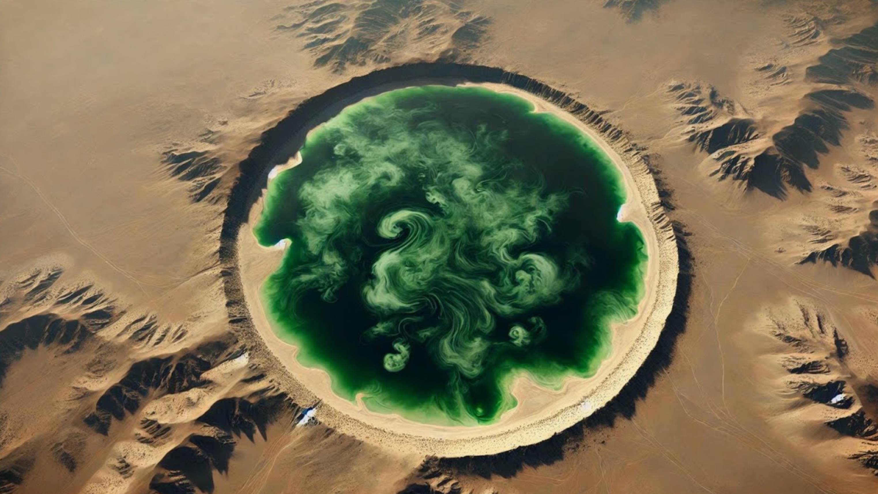 Рядом с этим Озером не осталось ни одного живого существа