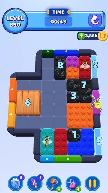 Color Block Jam 890 Уровень смотреть онлайн