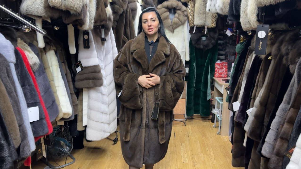 Шубы из норки и пушнины на Садоводе в «Мир меха у Наиры» смотреть онлайн