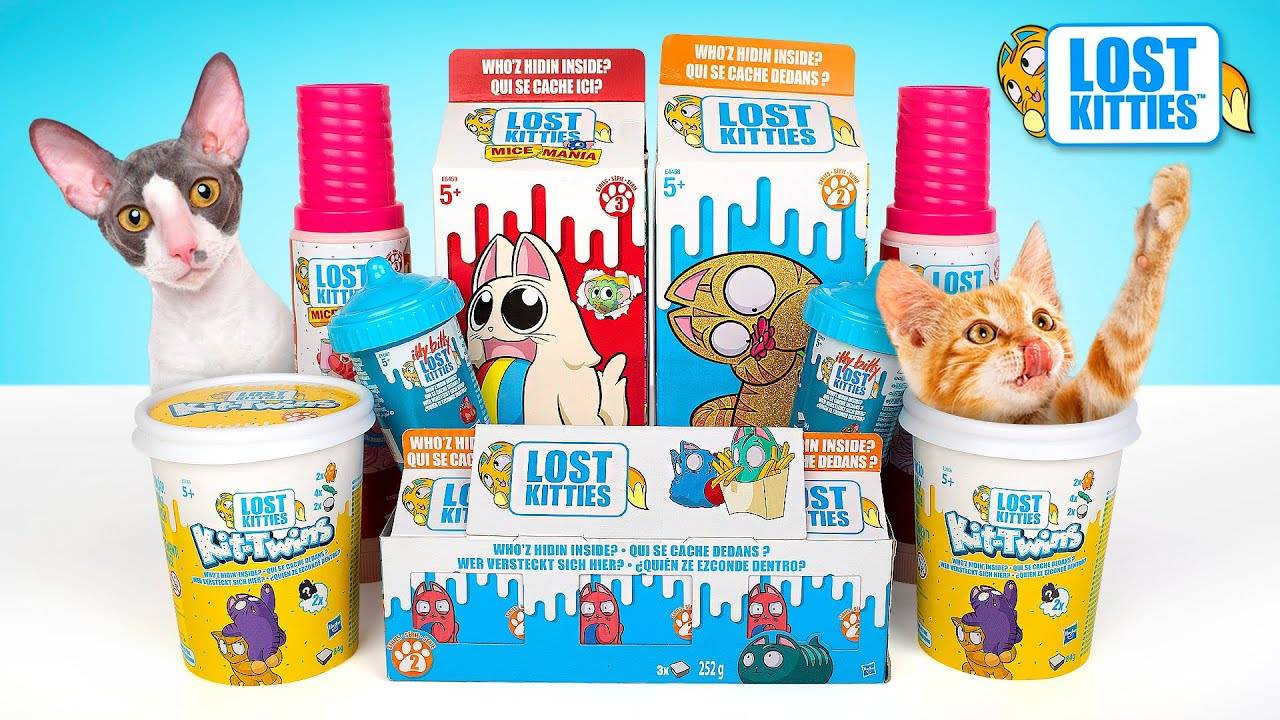 Большой набор Lost Kitties l Откроем все серии прямо сейчас! смотреть онлайн