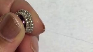 Браслет из оплетенных бисером бусин 🥰