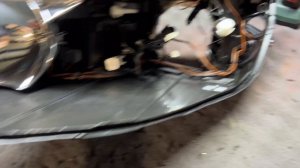 Skoda Octavia a5 - ремонт фар, замена линз, диодные Expression Drive