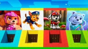 ВЫБЕРИ ПРАВИЛЬНУЮ ЯМУ ПОРТАЛ ЩЕНЯЧИЙ ПАТРУЛЬ в МАЙНКРАФТ МУЛЬТИК