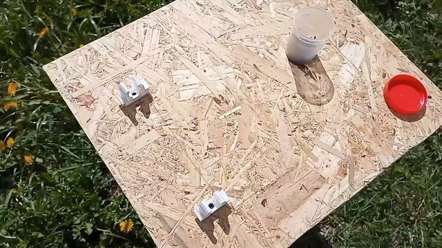 Самодельный столик для рыбалки.