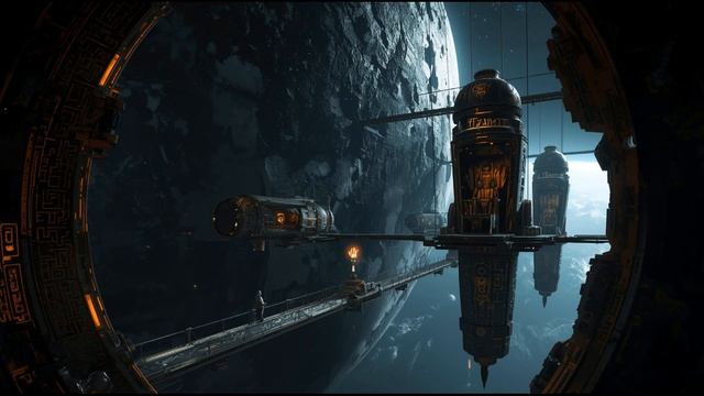 Tomb of the AI Monarchs ⚰️ 2-Hour Haunting Ambience ｜ Zero-G Sarcophagi ｜ Ancient Runes & Silence смотреть онлайн