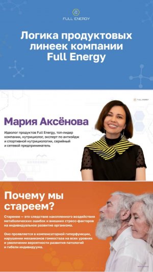 Мария Аксенова Нутрициолог, anti-age эксперт, бренд-менеджер, идеолог продуктовой линейки Full Ener