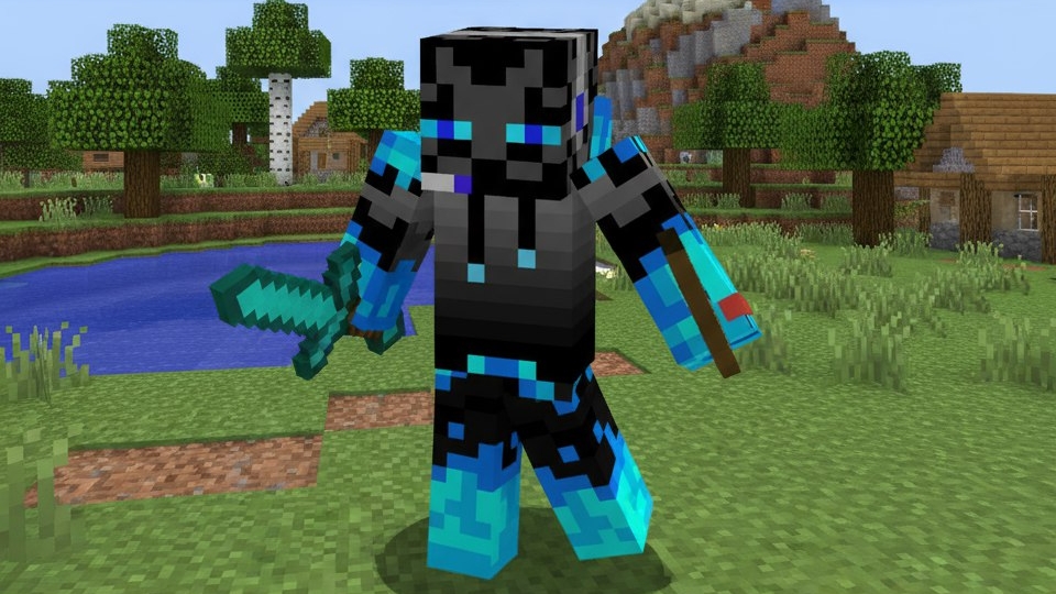 Обследовал огромную пещеру и добыл ооооочень много железа. Minecraft #5.