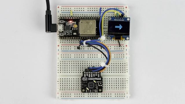 Подключение оптического датчика PMW3901 к ESP32 - 2 смотреть онлайн