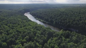 Река Нейва. Вид с птичьего полета. 4К