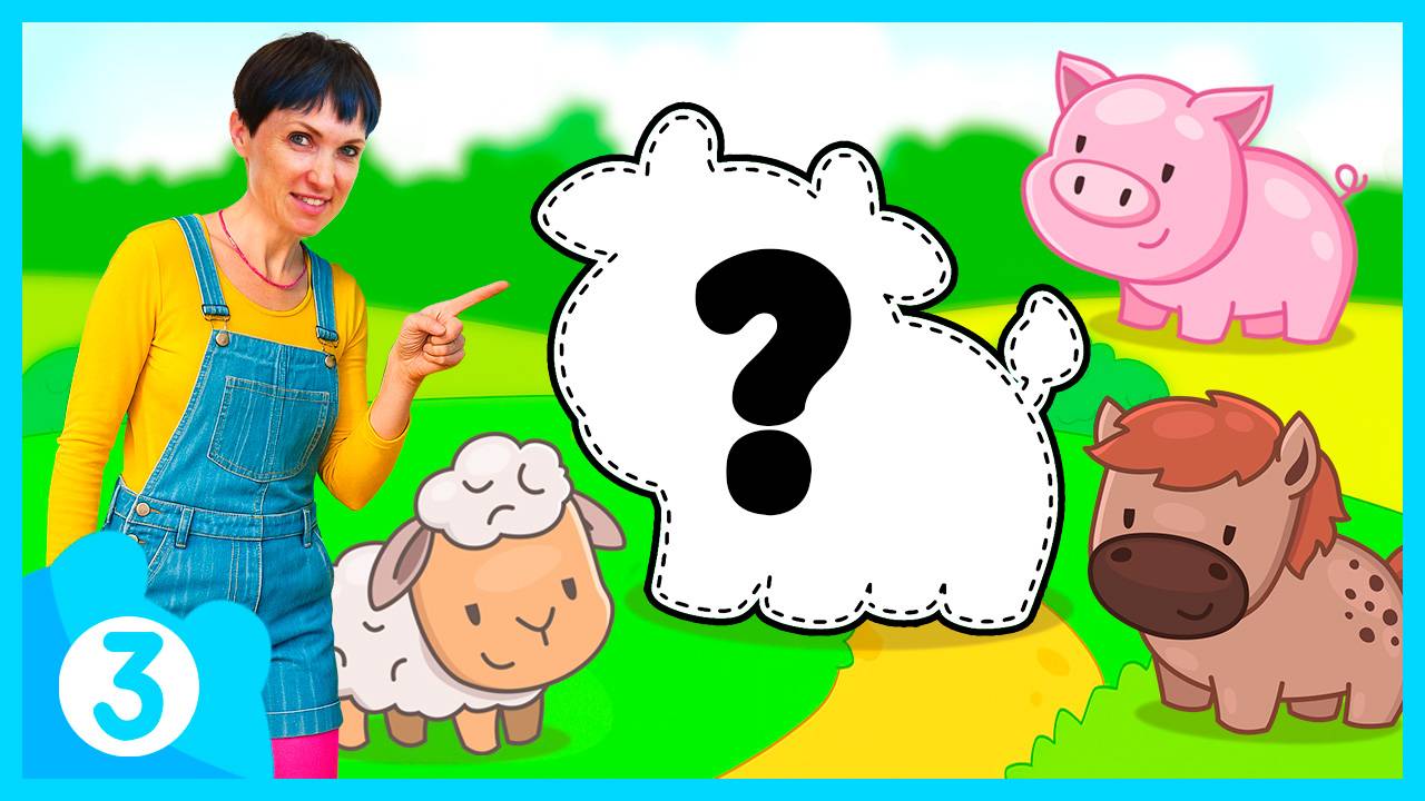 Игры для малышей про ферму и добрых зверят с Машей Капуки в Минишколе!