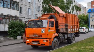 Мусоровоз МКМ-4605 (МК 4453-05) на шасси КамАЗ-53605-62 (Х 051 УС 22) / KAMAZ garbage truck.