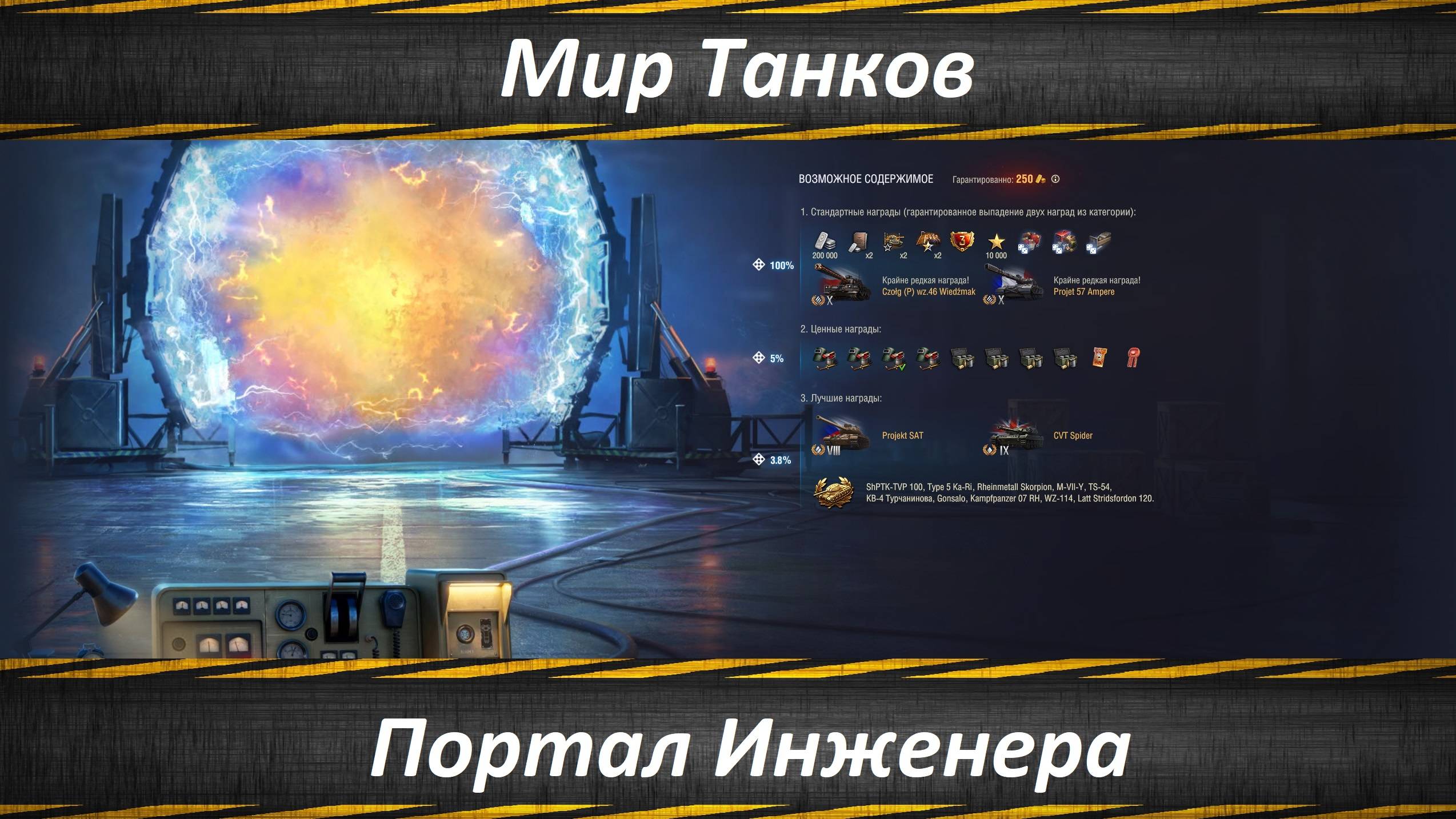 Мир Танков, Запускаю Порталы Инженера смотреть онлайн