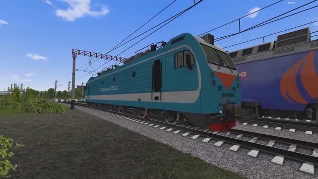 Мультиплеер RTrainSim MaDaDev от 12.03.2025.  ЭП1М с пассажирским поездом по маршруту Кубань