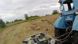 Сенокос 2025. Прессуем сено