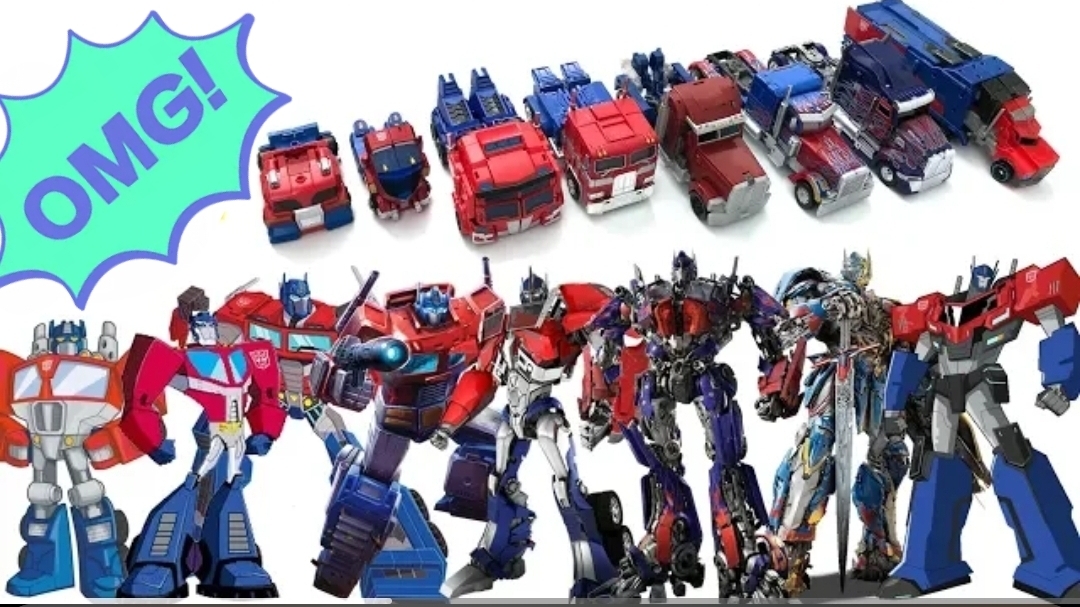 Разные игрушки-трансформеры-роботы-грузовики с Оптимусом Праймом. Персонаж из Фильмов/Мультфильмов смотреть онлайн