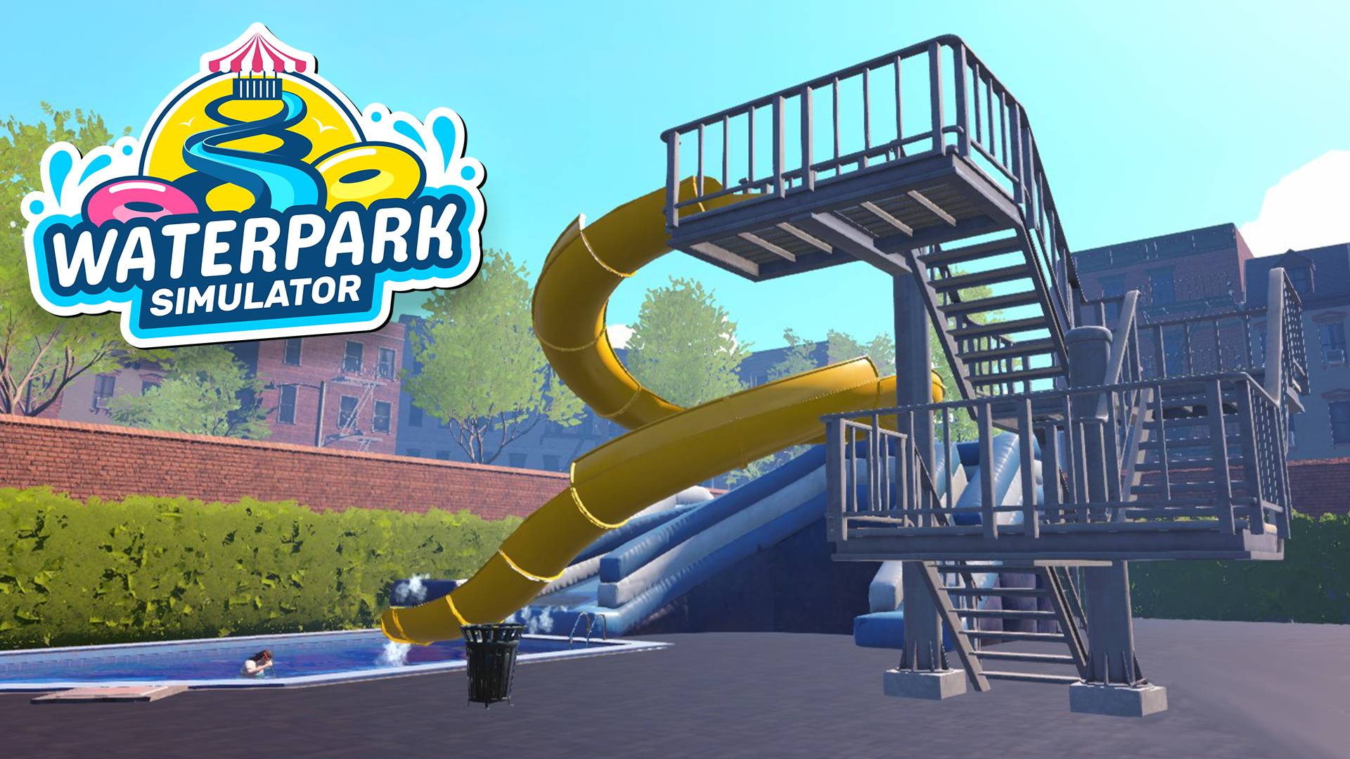 Горки 3-ех звездные - #11 Прохождение Waterpark Simulator смотреть онлайн