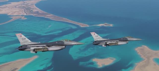 DCS World. Самолёт F-16C Viper. смотреть онлайн